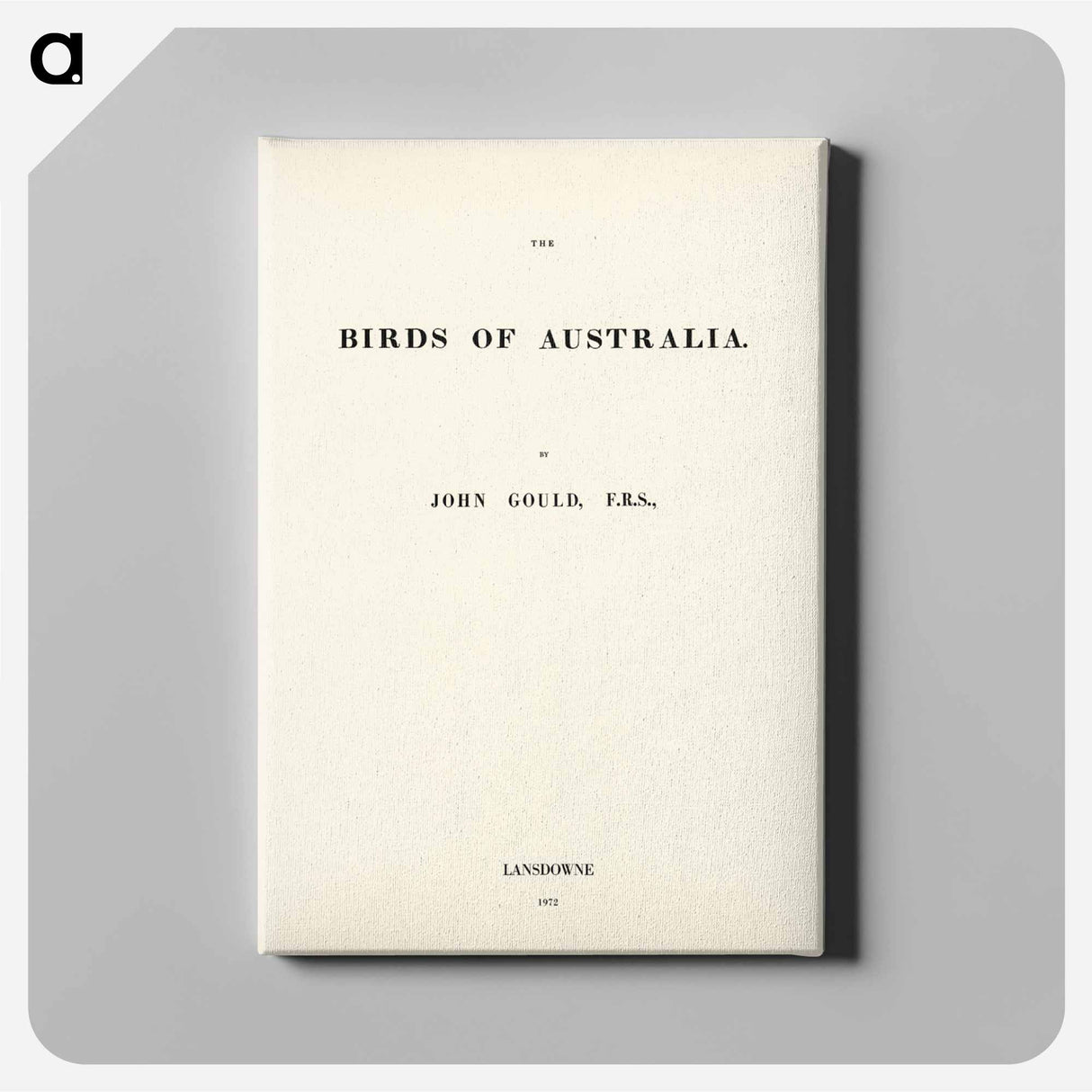 アートパネル-Birds of Australia
- ジョン グールド Canvas.