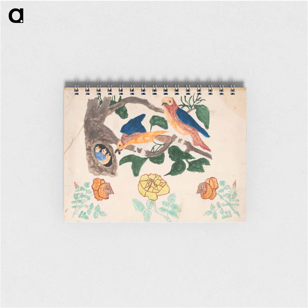 アートメモ帳-Three Roses and Bird's Family
- バーンズ・コレクション Memo.