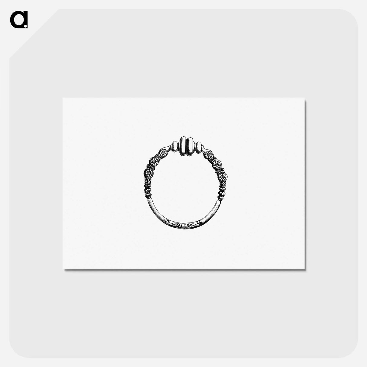 アートポストカード-Accessory from The Chroniclers Of The History Of France From The Origins To The Sixteenth Century
- 大英図書館 Postcard.