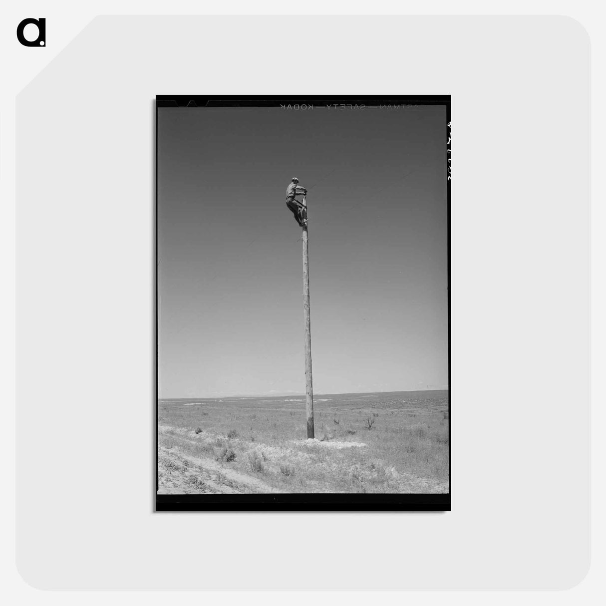 アートポストカード-Lineman. Canyon County, Idaho
- ラッセル リー Postcard.