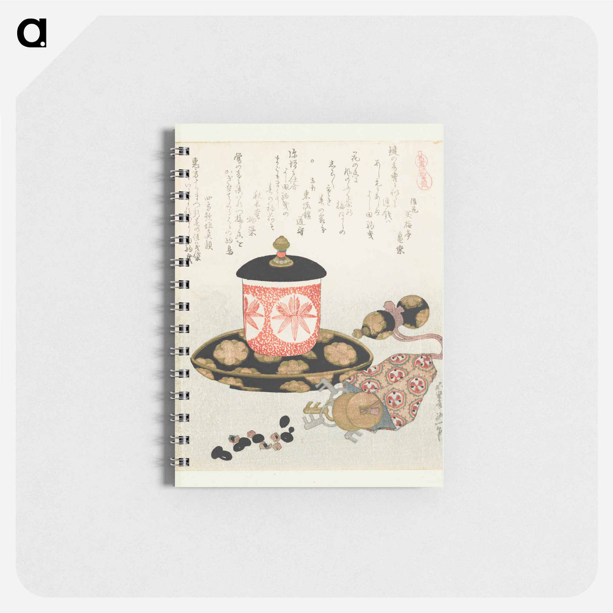 A comparison of Genroku poems and shells - 葛飾 北斎 Memo.