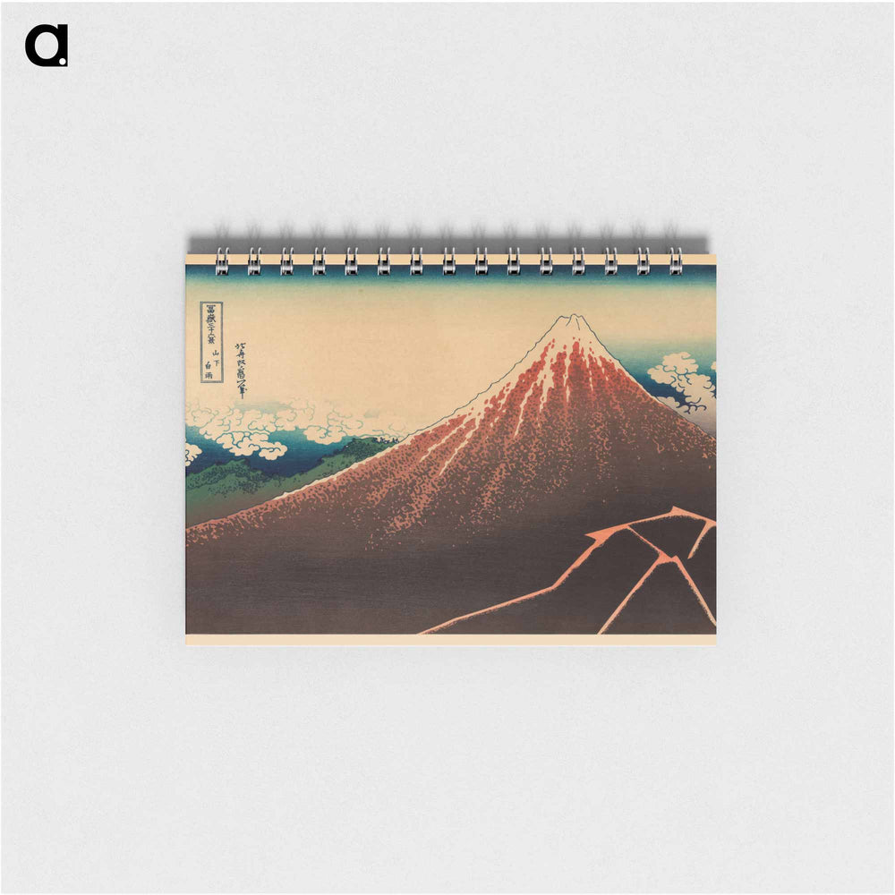 Storm below Mount Fuji - 葛飾 北斎 Memo.
