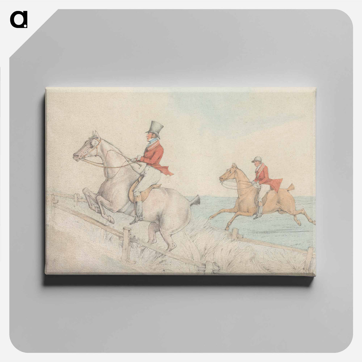 アートパネル-Two Riders Taking a Double Fence
- イェール大学アートギャラリー Canvas.