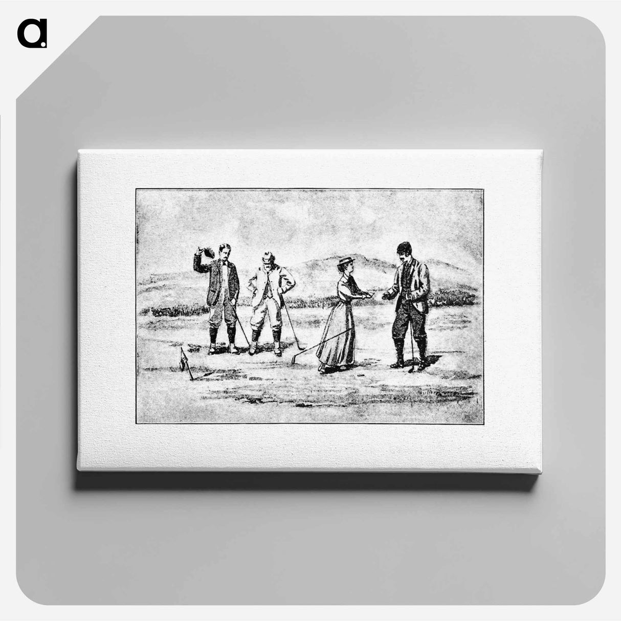 アートパネル-Vintage Golfers from Won at the Last Hole
- 大英図書館 Canvas.