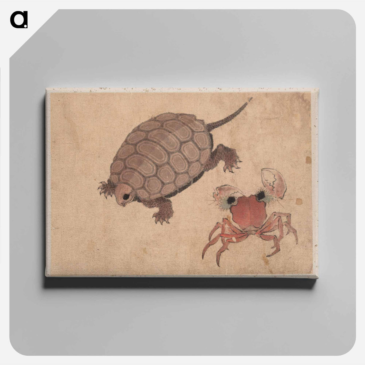 アートパネル-Album of Sketches by Katsushika Hokusai and His Disciples - 葛飾 北斎 Canvas.