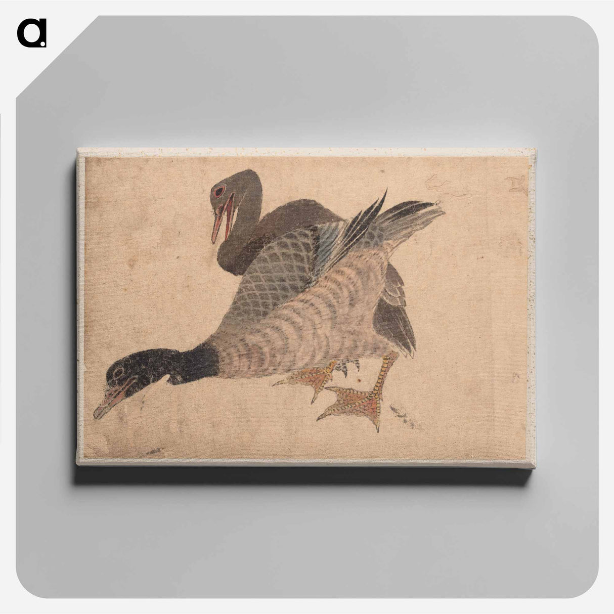アートパネル-Album of Sketches by Katsushika Hokusai and His Disciples - 葛飾 北斎 Canvas.