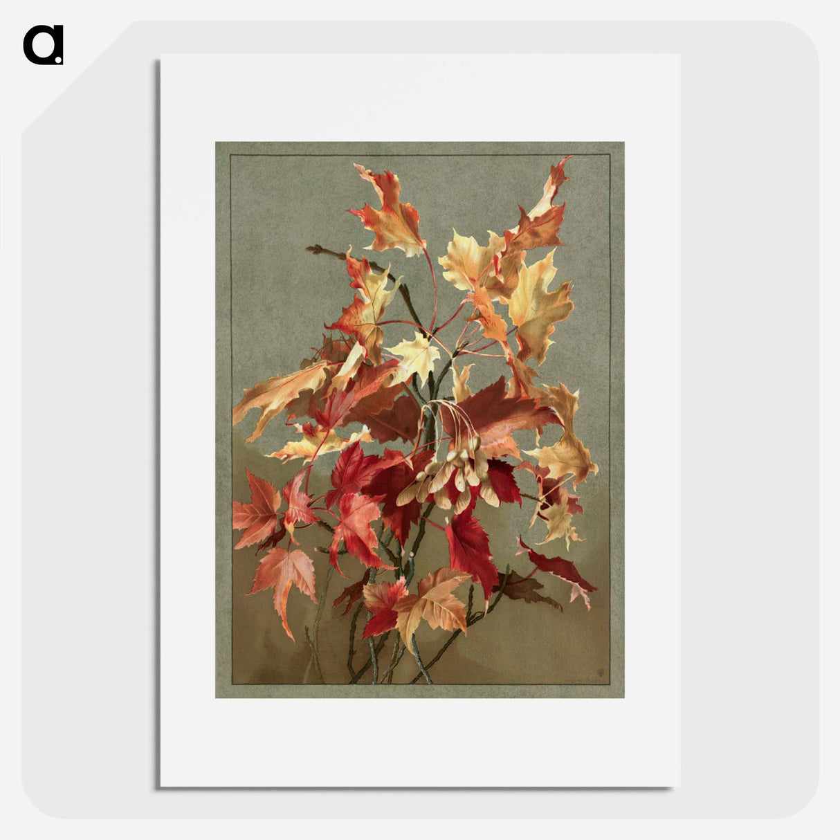アートポスター-Autumn Leaves, No. 2 (Maple)
- ボストン公共図書館 Poster.