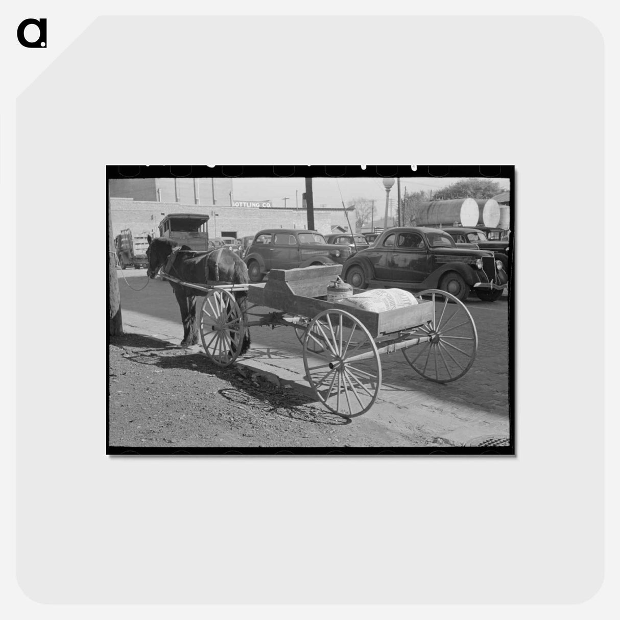 アートポストカード-Spring Wagon in Laurel, Mississippi
- ラッセル リー Postcard.