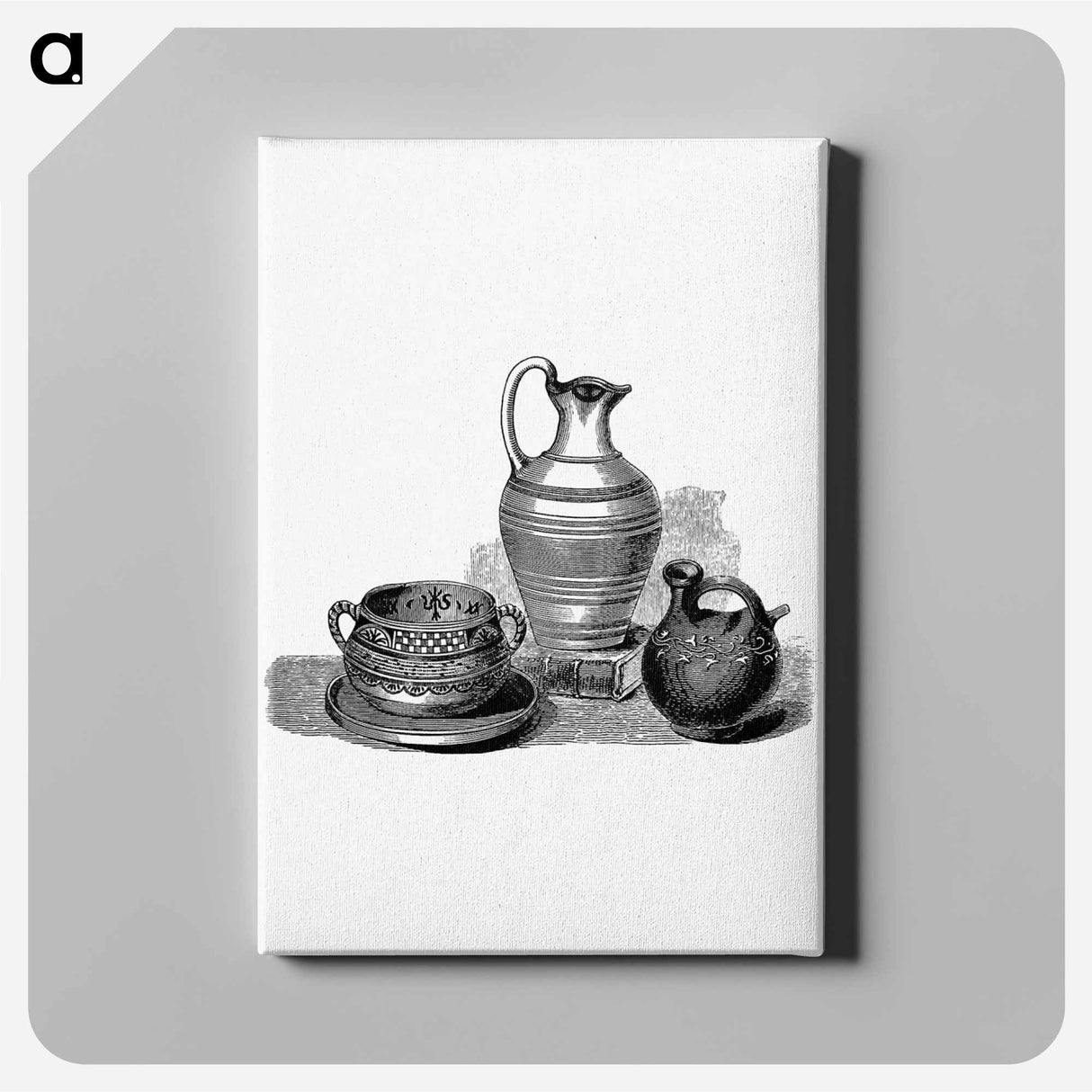 アートパネル-Ancient Roman Vases from the Western Coast
- 大英図書館 Canvas.