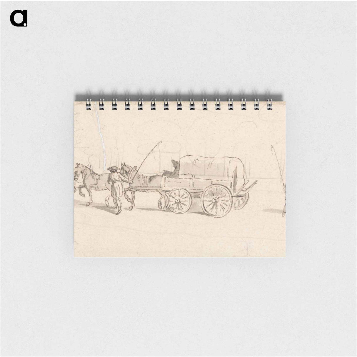 アートメモ帳-Figures with a Wagon and Horses
- イェール大学アートギャラリー Memo.