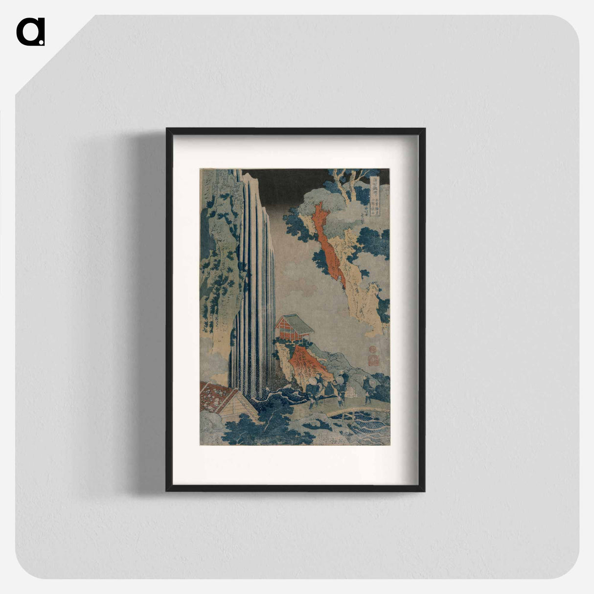 アートポスター-Hokusai's Omohan ai-zuri - 葛飾 北斎 Poster.