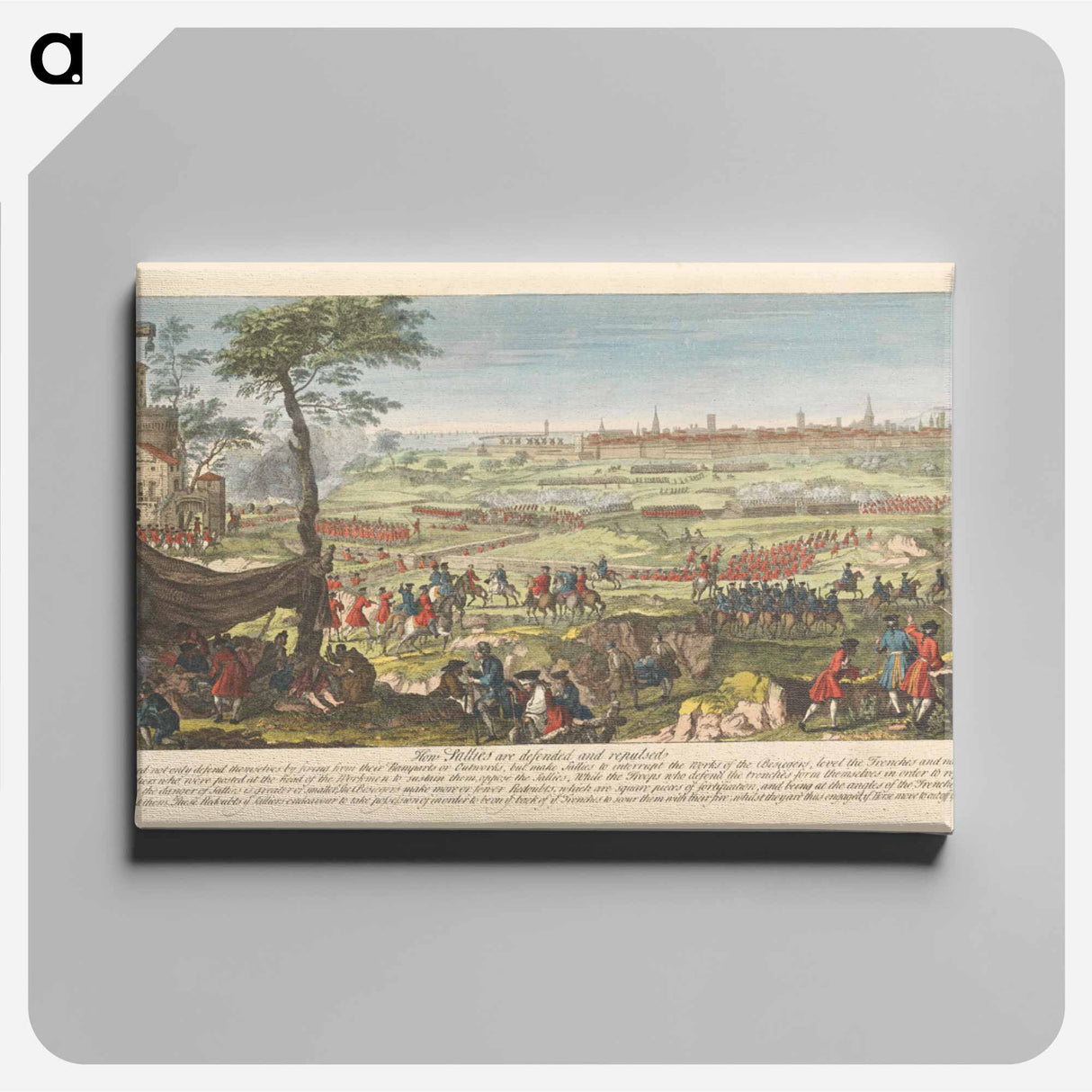 アートパネル-How Sallies are defended and repulsed
- イェール大学アートギャラリー Canvas.