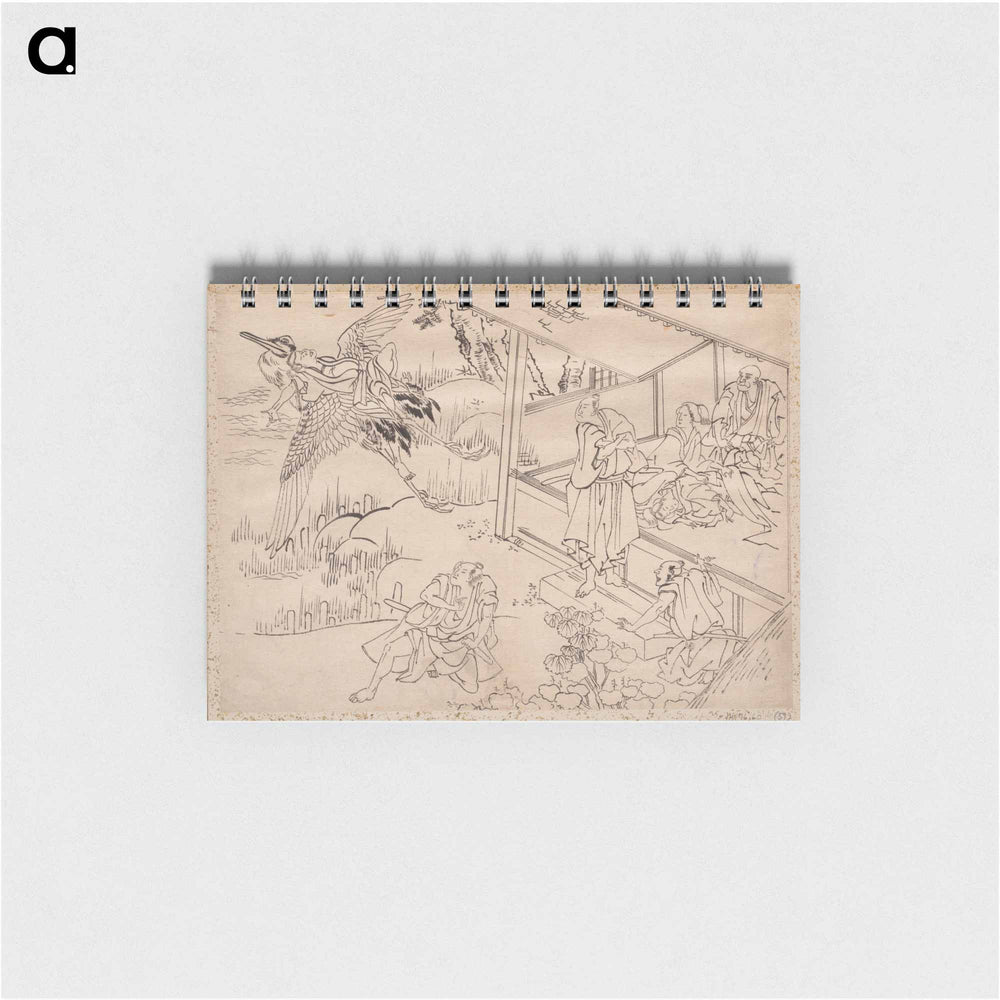 Hokusai's Album of Sketches - 葛飾 北斎 Memo.