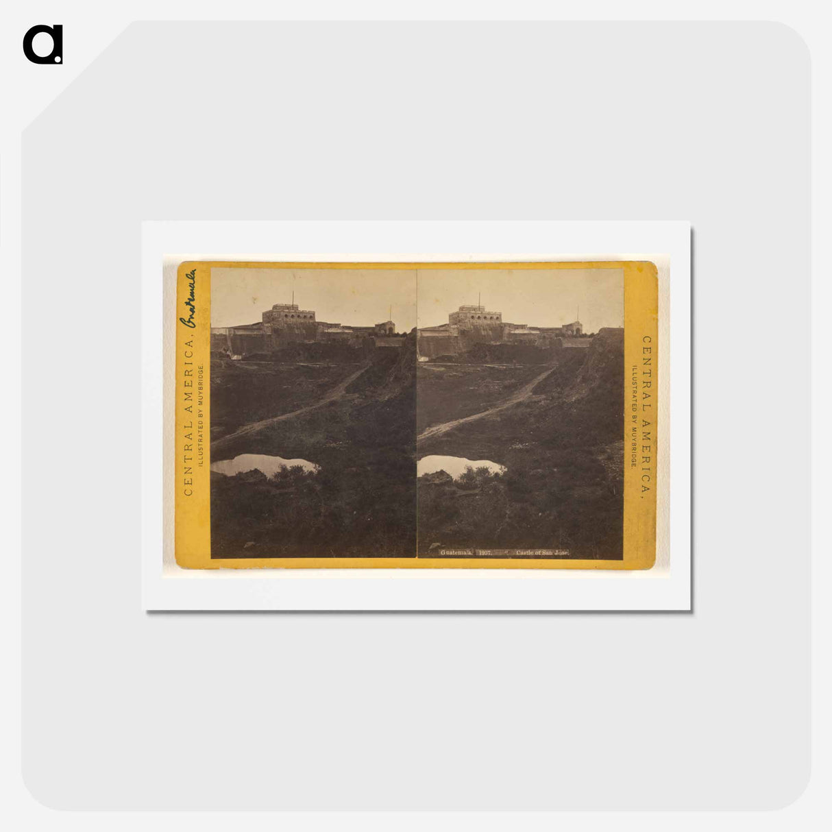 アートポストカード-Guatemala, Castle of San Jose
- エドワード マイブリッジ Postcard.
