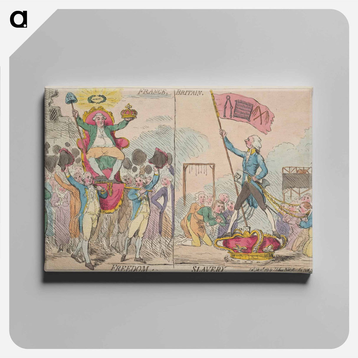 アートパネル-Freedom (France) - Slavery (Britain)
- イェール大学アートギャラリー Canvas.