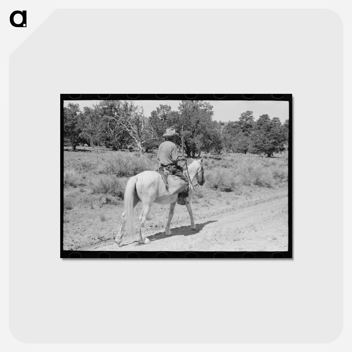 アートポストカード-Homesteader Returning Home
- ラッセル リー Postcard.