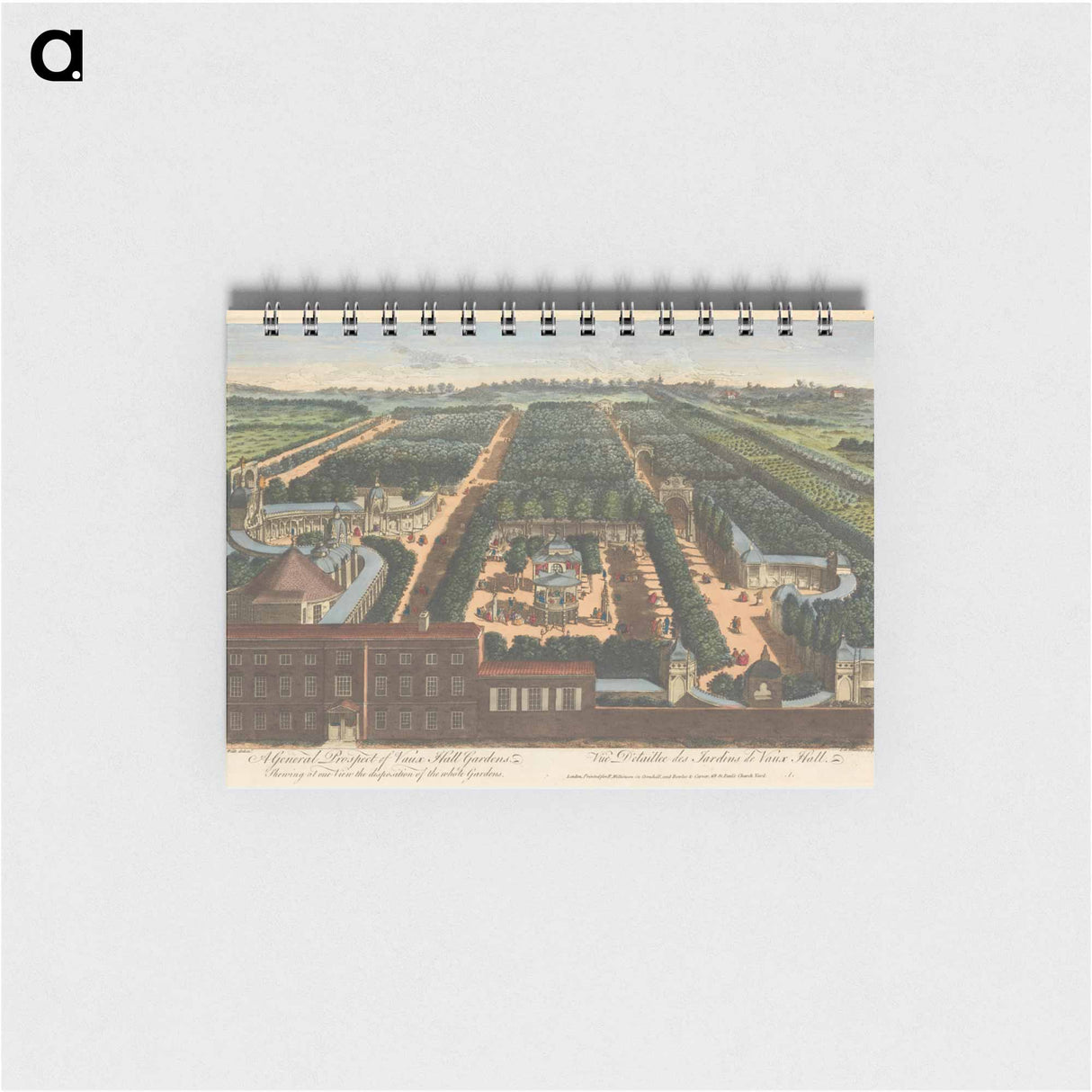 アートメモ帳-A General Prospect of Vaux Hall Gardens, Shewing at one View the disposition of the whole Gardens
- イェール大学アートギャラリー Memo.