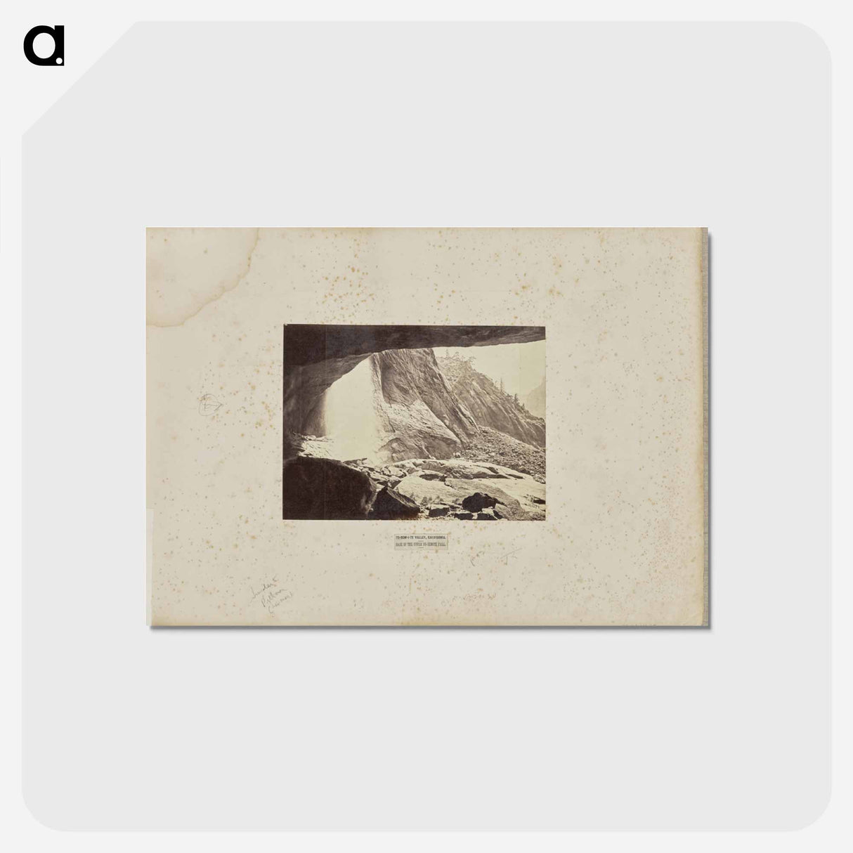 アートポストカード-Yo-Sem-i-te Valley, California
- エドワード マイブリッジ Postcard.