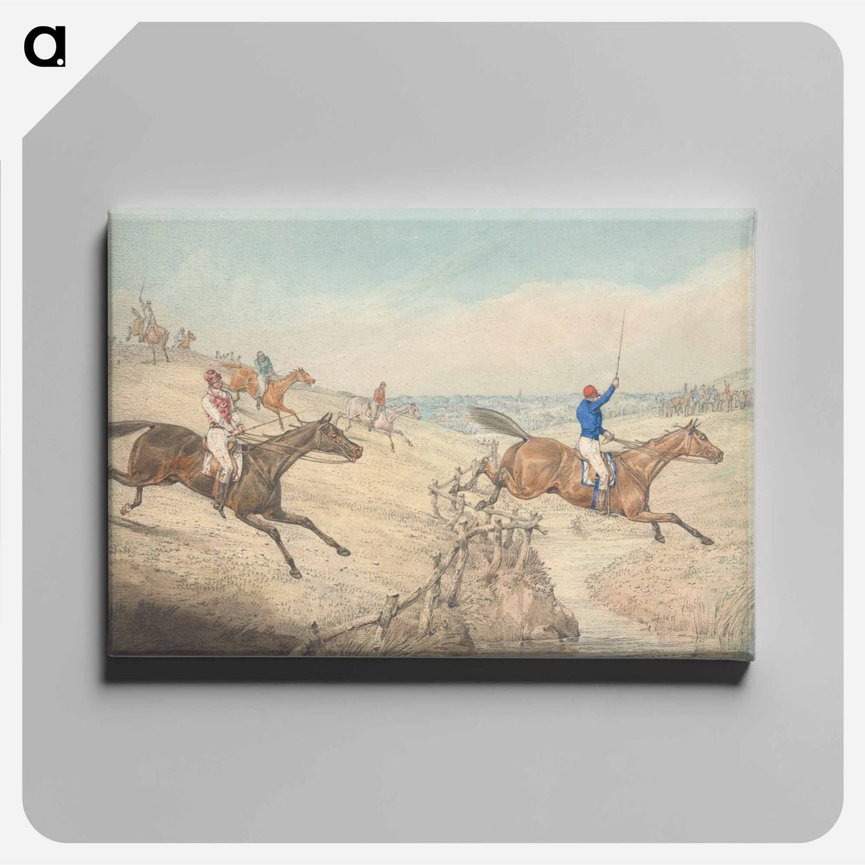 アートパネル-Steeplechasing: The Field taking a Low Rail and a Brook
- イェール大学アートギャラリー Canvas.