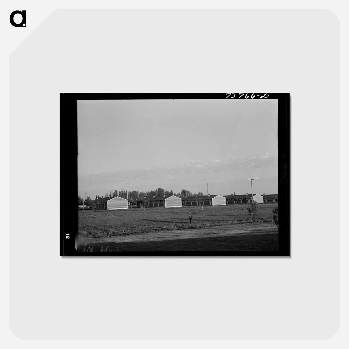 アートポストカード-Twin Falls Camp
- ラッセル リー Postcard.