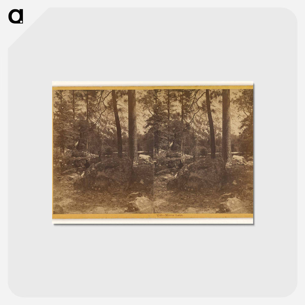 アートポストカード-Mirror Lake
- エドワード マイブリッジ Postcard.