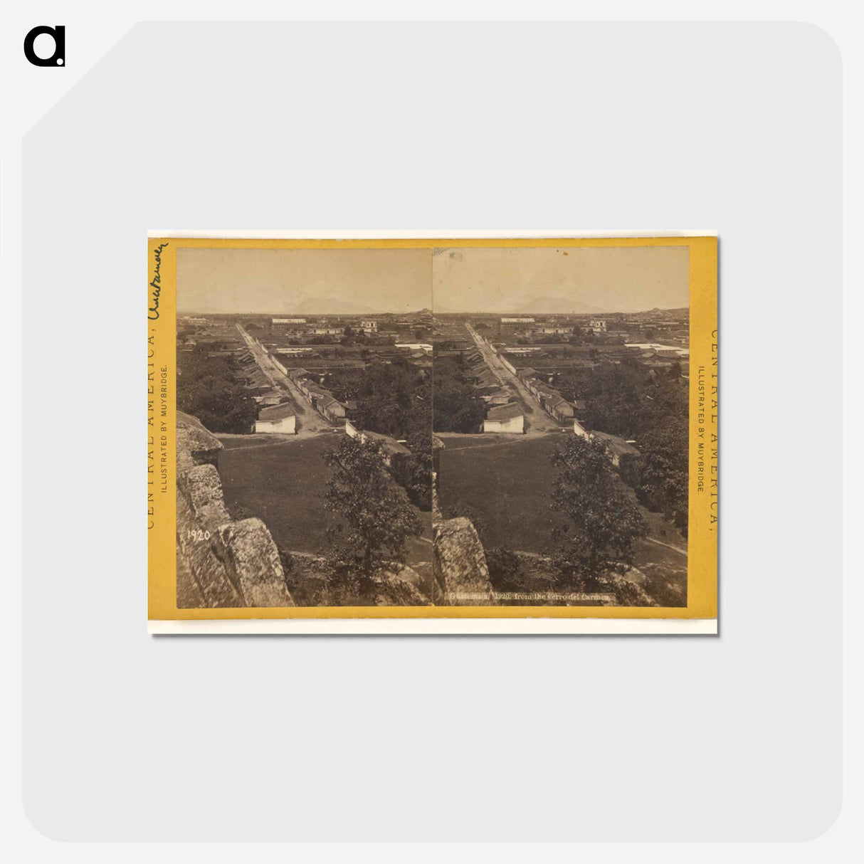 アートポストカード-Guatemala, from the Cerro del Carmen
- エドワード マイブリッジ Postcard.