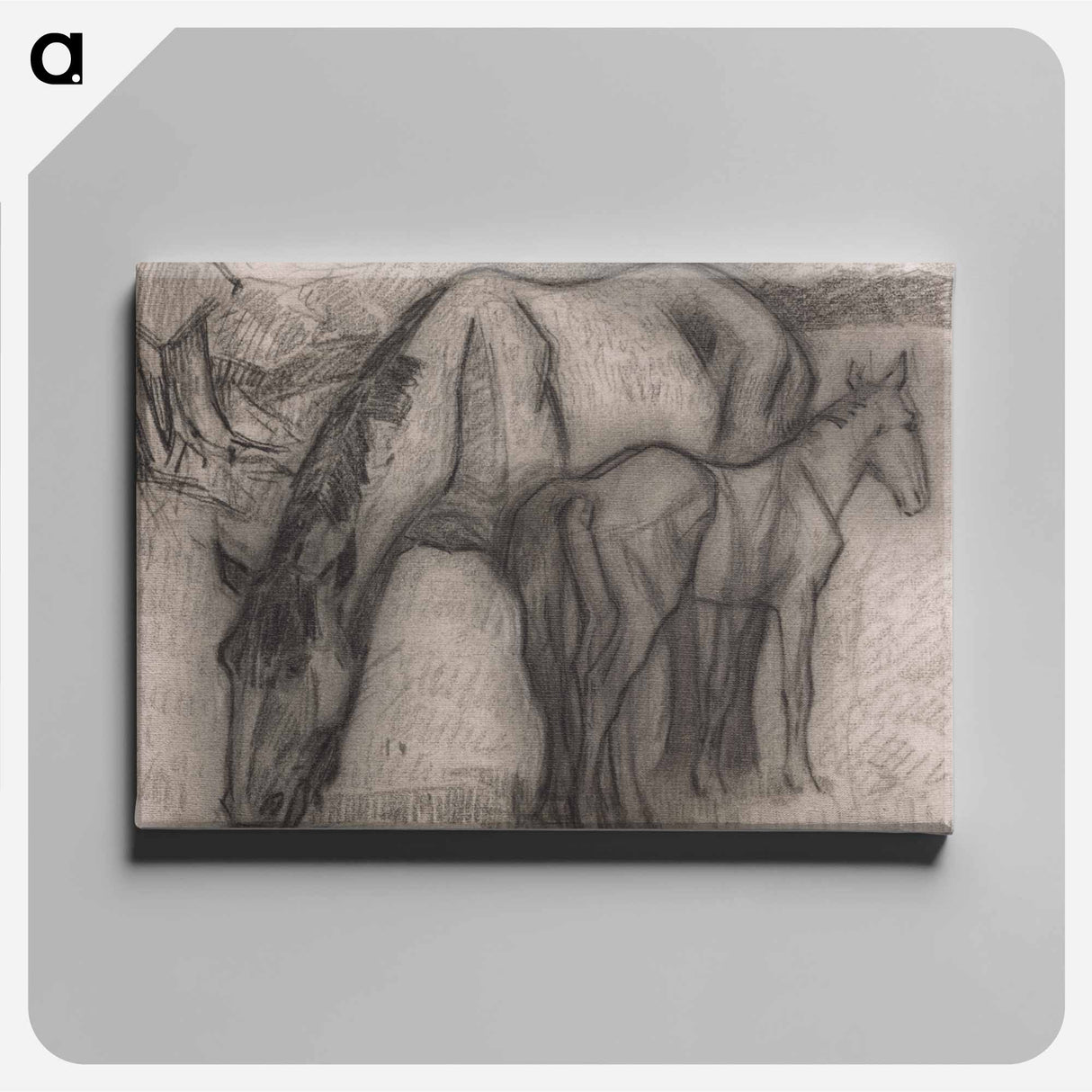 アートパネル-Study for Mare and Foal, Lytchetts, Clayhidon
- イェール大学アートギャラリー Canvas.