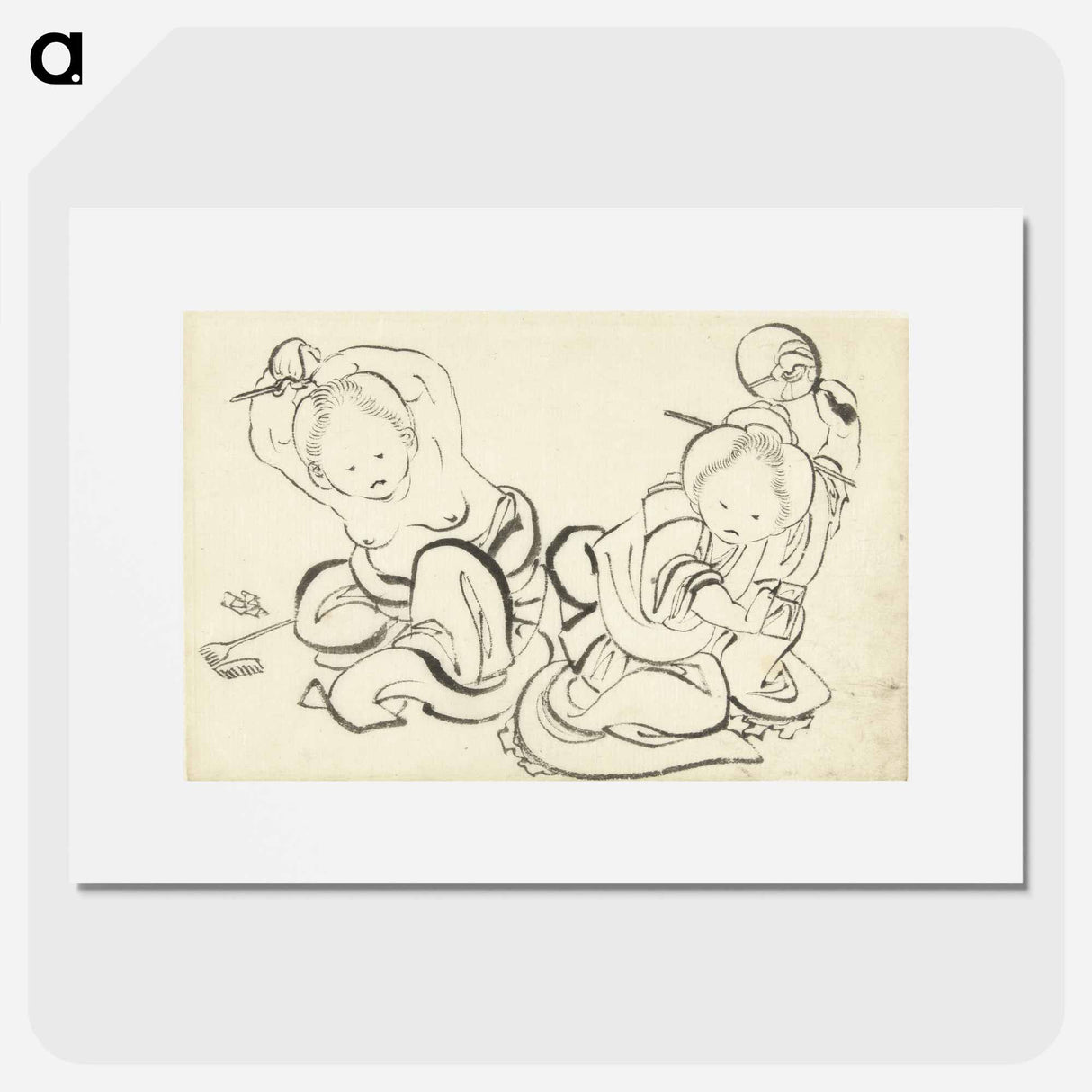 アートポスター-Hokusai's lithographs - 葛飾 北斎 Poster.
