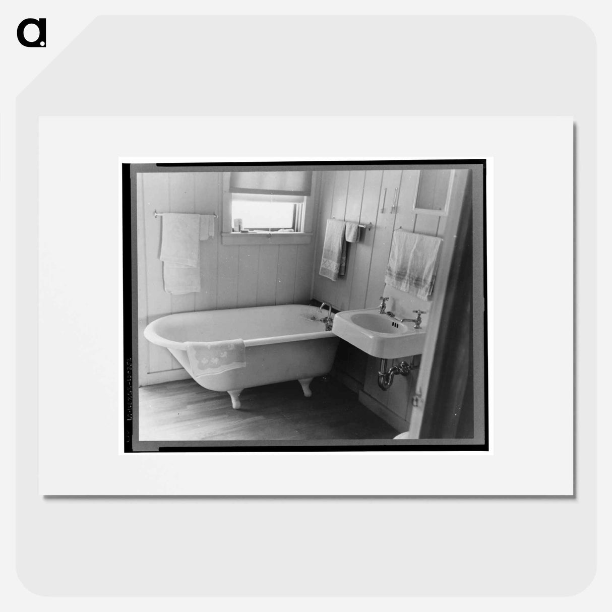 アートポスター-Bathroom in Farmer's Home
- ラッセル リー Poster.