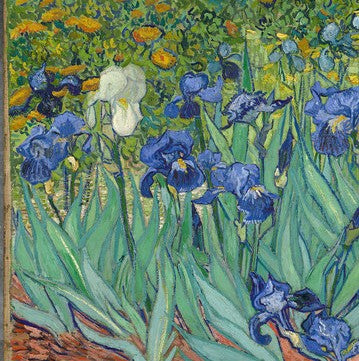 Vincent Van Gogh Irises ゴッホ展 立体複製画 2010 Masterpiece Reproduction Irises by Van Gogh Famous Paintings