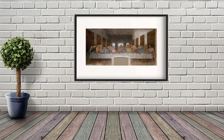 最後の晩餐のアートポスター/パネルの飾り方：空間を格上げする黄金比と照明テクニック