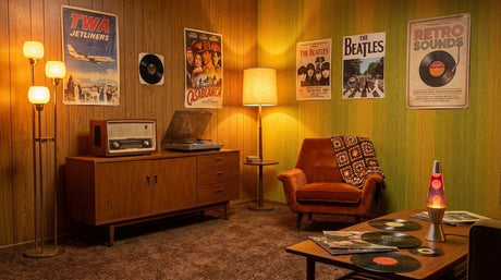 レトロなアートポスター/アートパネル厳選4作｜空間にヴィンテージな深みを出す飾り方