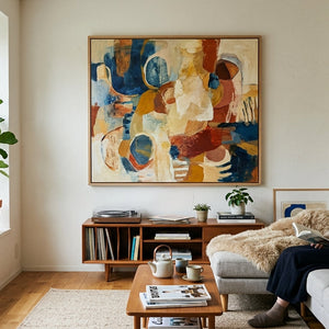 リビングを彩るアート