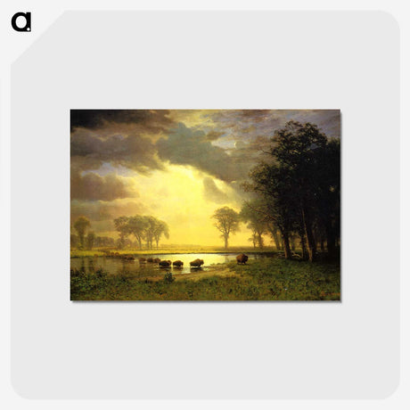 1-100_Albert-Bierstadt_postcard