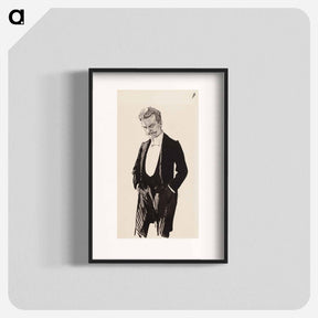 アートポスター-The composer jean sibelius - アルバート エーデルフェルト Poster.