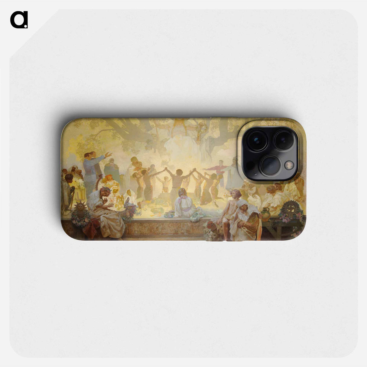 The Oath of Omladina under the Slavic Linden Tree - Alphonse Mucha Phone Case.