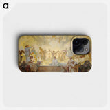 The Oath of Omladina under the Slavic Linden Tree - Alphonse Mucha Phone Case.