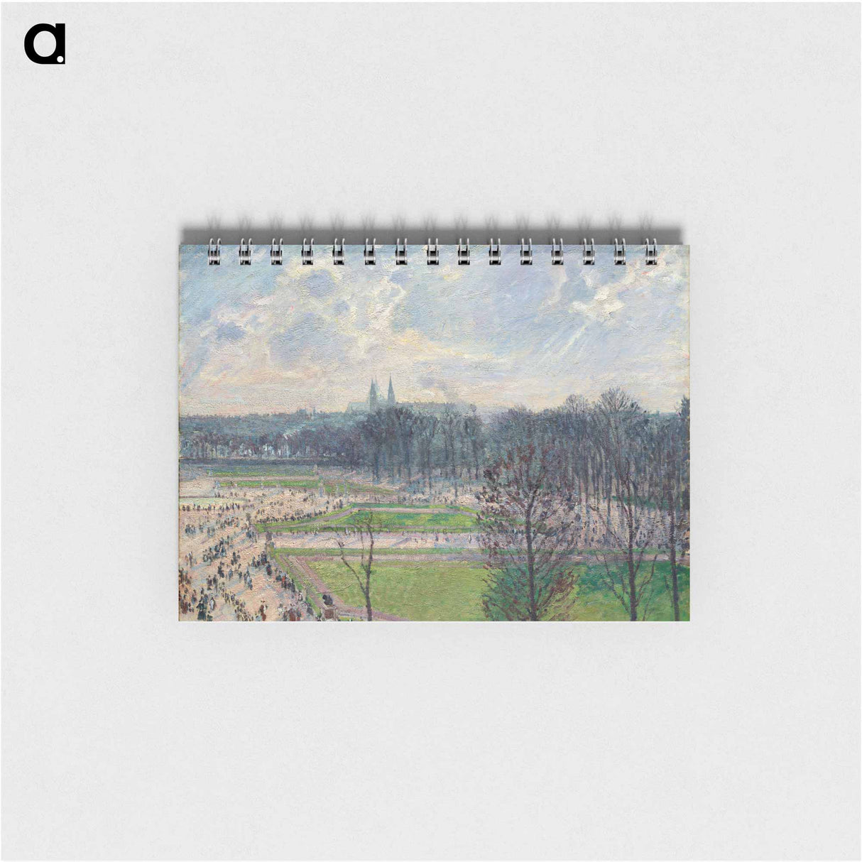 The Garden of the Tuileries on a Winter Afternoon - カミーユ ピサロ Memo.