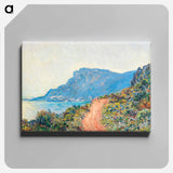 The Corniche near Monaco - クロード モネ Canvas.