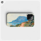 The Corniche near Monaco - Claude Monet Phone Case.