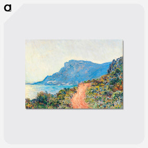 アートポストカード-The Corniche near Monaco - クロード モネ Postcard.