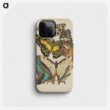 E.A. Séguy's vintage butterflies insect illustration - E.A.セギー Phone Case.