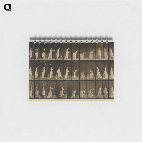 アートメモ帳-Woman Throwing Handkerchief
 - エドワード マイブリッジ Memo.