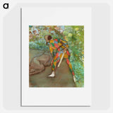 Harlequin - Edgar Degas Poster.