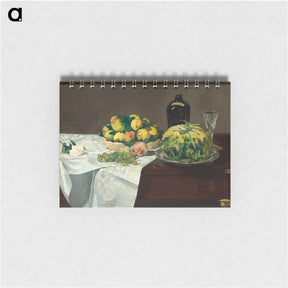 アートメモ帳-Still Life with Melon and Peaches - エドゥアール マネ Memo.