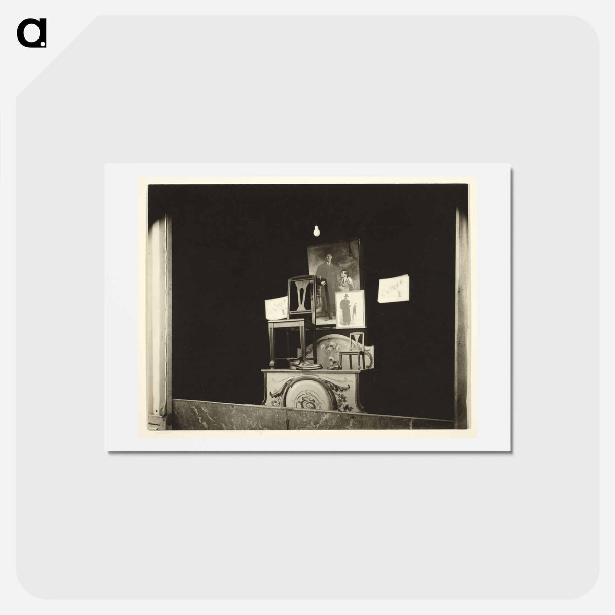 アートポストカード-Fête du Trône/Boutique de foire
 - ウジェーヌ アジェ Postcard.