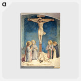 アートポストカード-Crucifixion with the Virgin and Sts. Cosmas, John the Evangelist and Peter Martyr - フラ アンジェリコ Postcard.