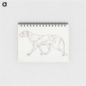 アートメモ帳-Tiger Body
 - ジョージ スタッブス Memo.