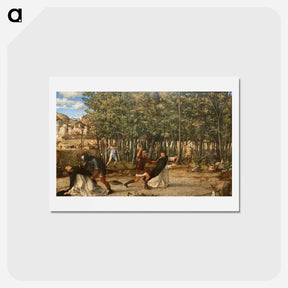 アートポストカード-Saint Peter Martyr - ジョヴァンニ ベッリーニ Postcard.