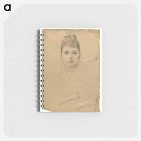 アートメモ帳-Portrait of a lady and three hand studies - グスタフ クリムト Memo.